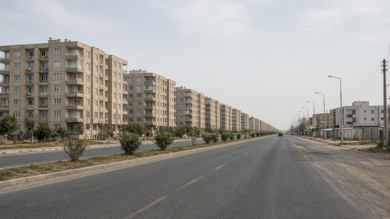 Çiğli’de yol kenarı apartmanlar